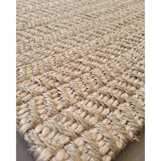 tapete sala quarta em sisal fibra natural mandacaru 3,20x2,30 Barra virada e antiderrapante