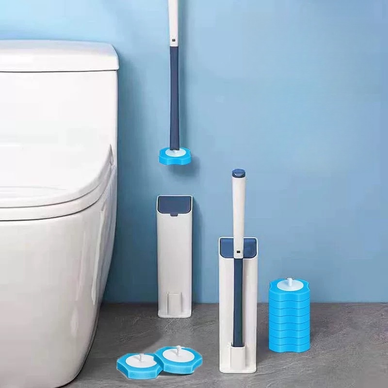 Escova descartável Para Vaso sanitário e Parede Banheiro -DX001