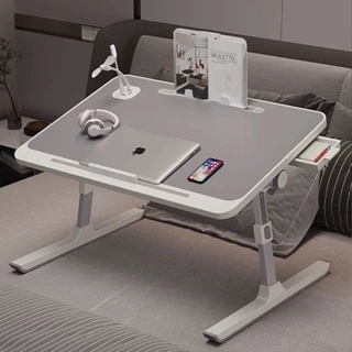 Mesa Para Notebook Dobrável Regulável Com Gaveta Multifuncional com Altura Ajustável -SJZ-1/2