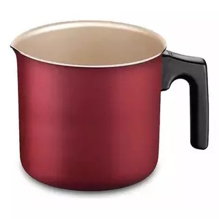 Fervedor Leiteira Tramontina Turim 12cm 1,1l Antiaderente Vermelho