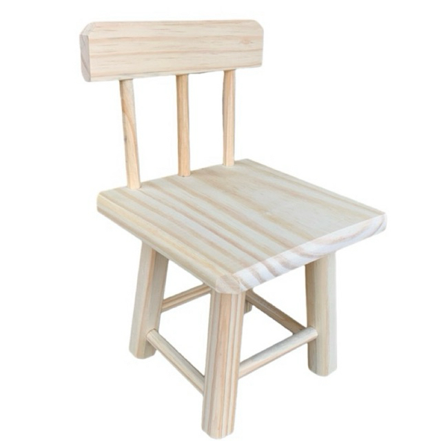 Cadeira infantil de madeira 20 cm