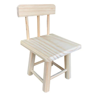 Cadeira infantil de madeira 20 cm
