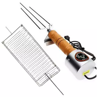 Espeto Elétrico Giratório BROTHER´S GRILL Linha Clássico + Grelha Giratória