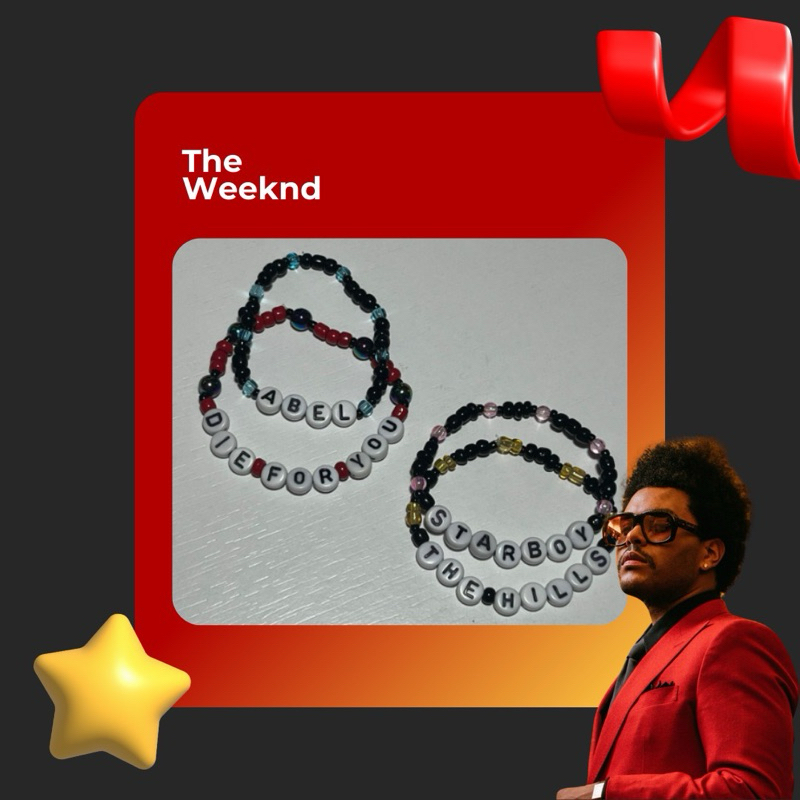 Kit The Weeknd - Pulseiras Personalizadas | Shopee Brasil