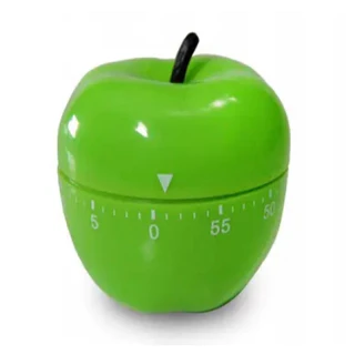 Timer de Cozinha com Formato de Maçã Verde - Ke Home