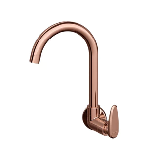 Torneira Allure Rose Gold Bica Móvel Parede 1/4v - Viqua