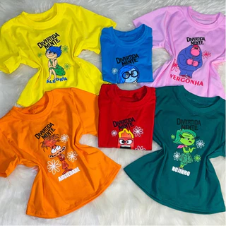 Cropped infantil Divertidamente