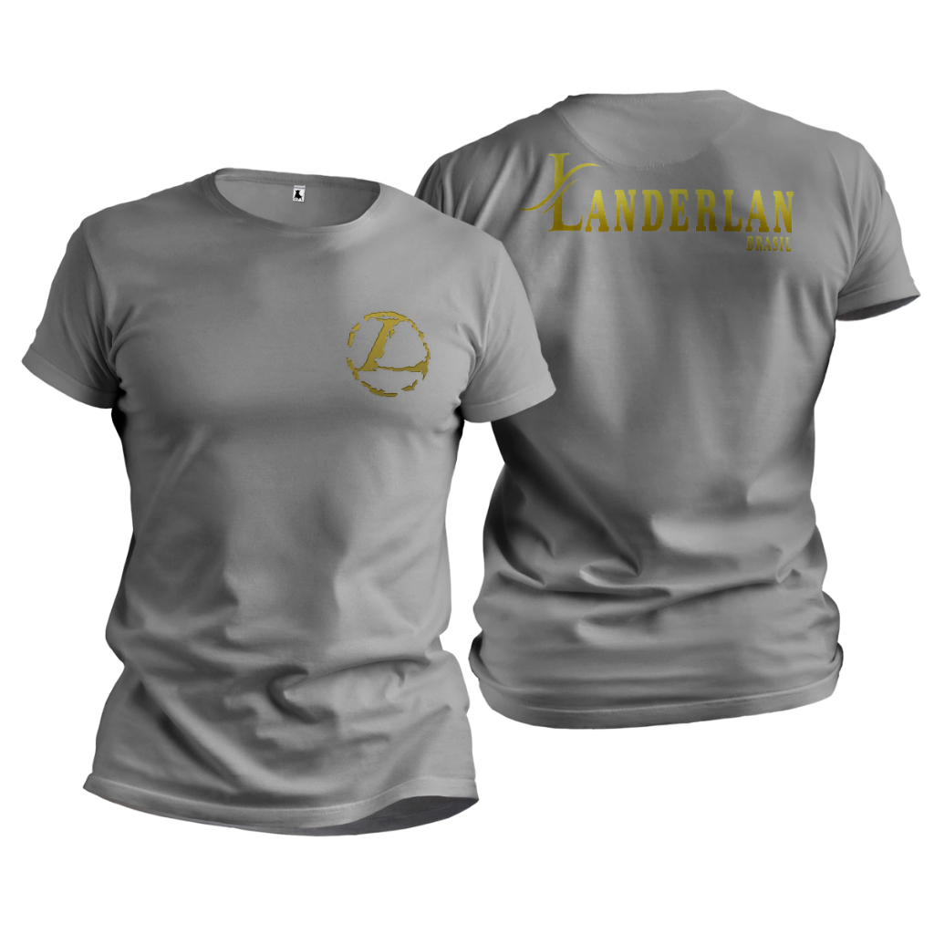 Camiseta Landergold - Landerlan Brasil - Treino/Academia - Frente/Verso ...