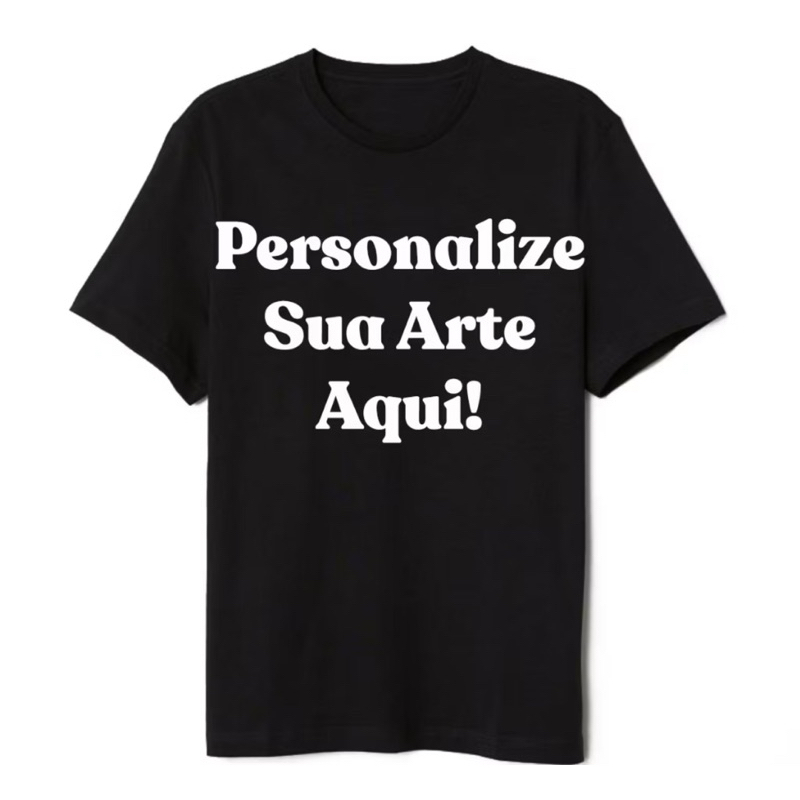 personalizamos sua camiseta malha penteado fio 30.1
