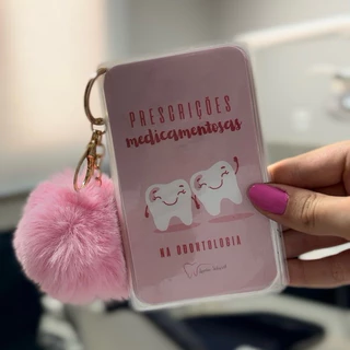 Odontocards rosa (pompom)