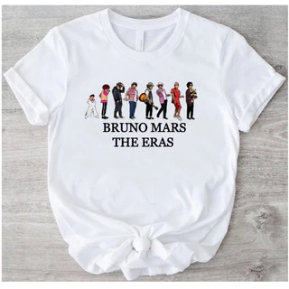 Camiseta T Shirt Personalizada bruno mars cantor artista fã 2024 estampa bruno mars fã camiseta feminina