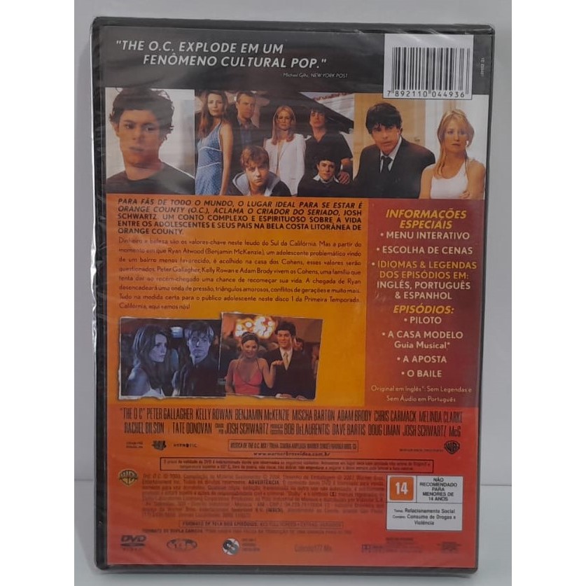 DVD Lacrado da Série The OC Um Estranho no Paraíso - Primeira