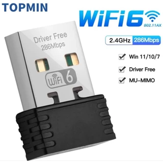 Mini Adaptador USB Wifi6 2.4GHz Utra Rápido Premium