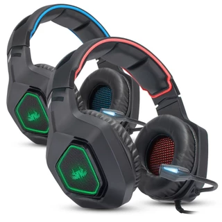 Fone De Ouvido Gamer Headset com Microfone Headphone Usb Rgb Pc P2 P3 Xbox Ps5 Knup
