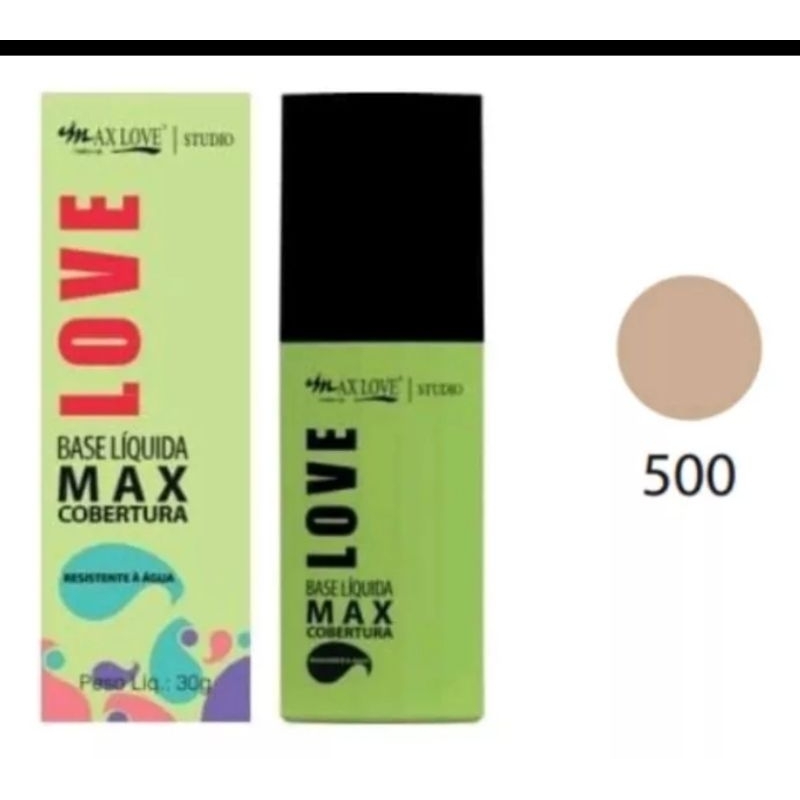 Base Liquida Max Cobertura da Max Love | Shopee Brasil