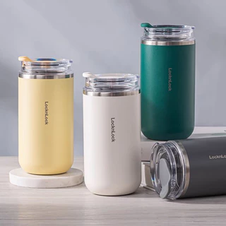 Copo térmico de café, capacidade de 350ML mililitros, feito de aço inoxidável, adequado para bebidas quentes ou geladas, disponível em três cores.
