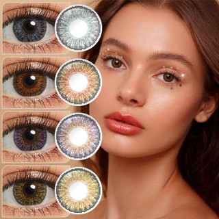 FreshGo Lentes De Contato Coloridas 2pcs Natural Confortável Lentes 14.5mm Para Os Olhos Cosméticos