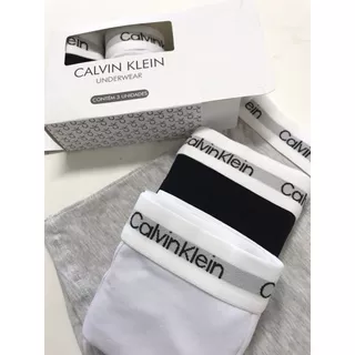 Kit 3 cuecas - algodão - Com caixa