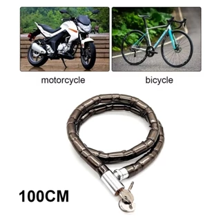 Trava Anti Furto Articulada Cadeado Moto Estepe 1M X 18mm