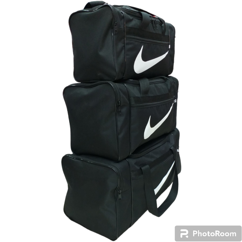 Bolsa Mala de Viagem Básica Reforçada, Resistente a Agua Masculino Feminino para Academia, Trabalho Porta chuteira, Roupa, Bag Com Alça de Mão Transversal de ombro Piquena Media Grande P