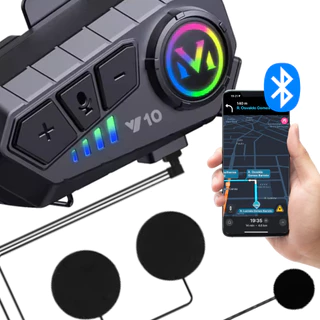 Fone De Ouvido Bluetooth Para Capacete De Motocicleta Sem Fio A Prova D'água