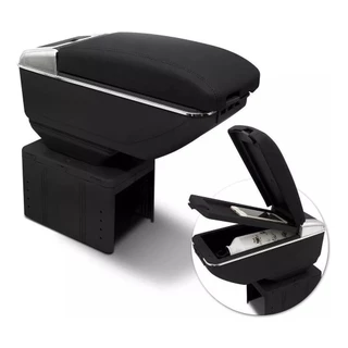 Console Apoio de Braço Universal Preto USB Encosto