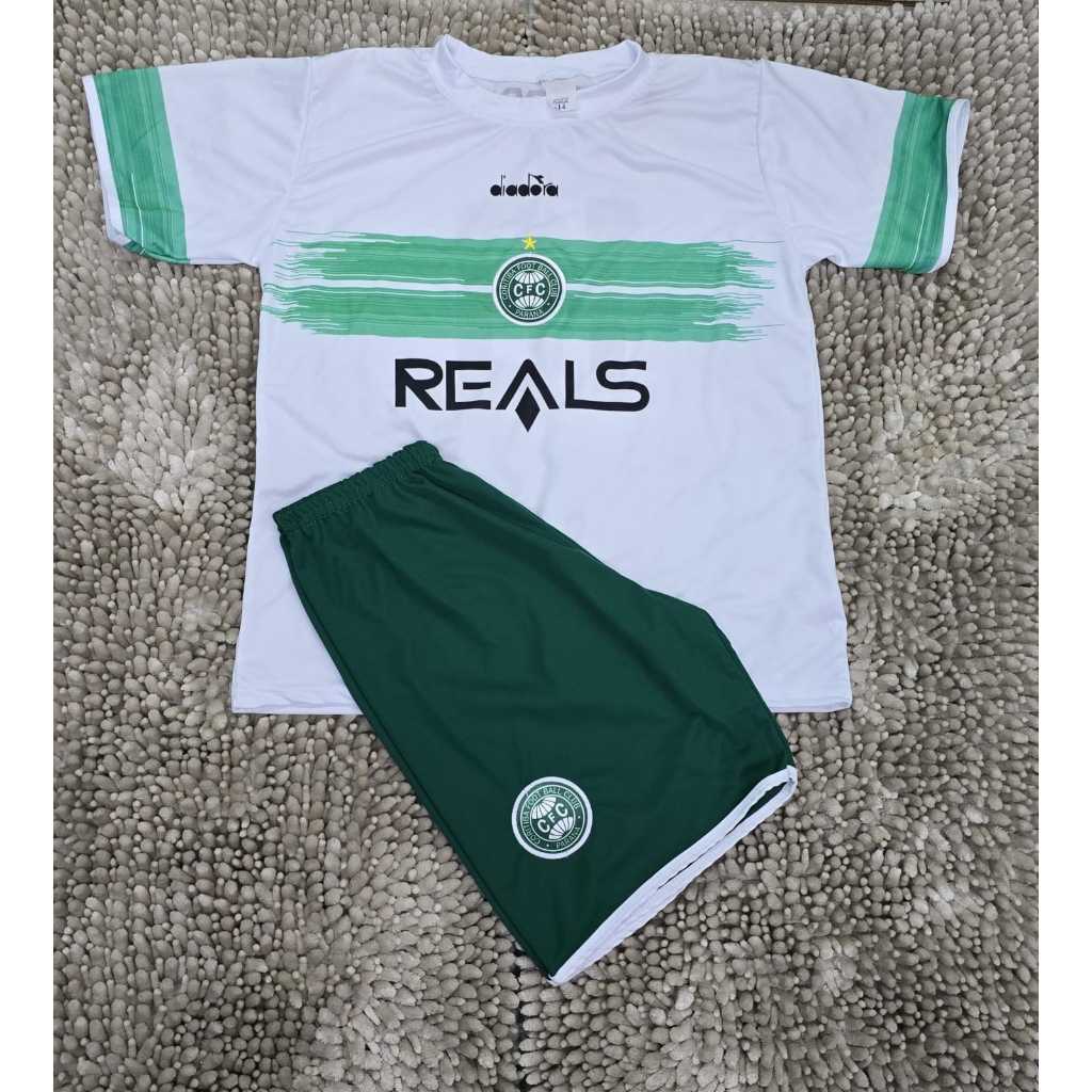 conjunto de time infantil&juvenil unissex do Coritiba envio/imediato!