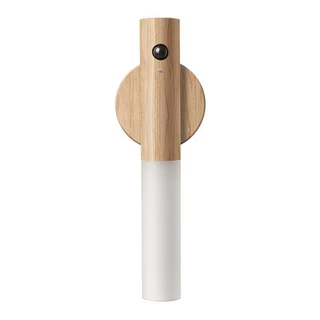 Luminária Magnética Madeira Corredores De Luz Noturna LED USB Sem Fio Luzes De Varanda Sensor De Movimento