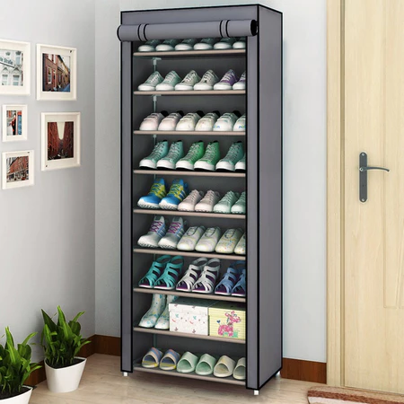 Sapateira Para Calçados 9 Andar Para 27 Pares De Sapatos Organizador Desmontável QUEBOM