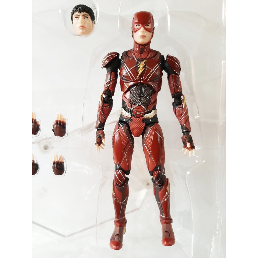 Flash Mafex Liga da Justiça Action Figure DC Boneco
