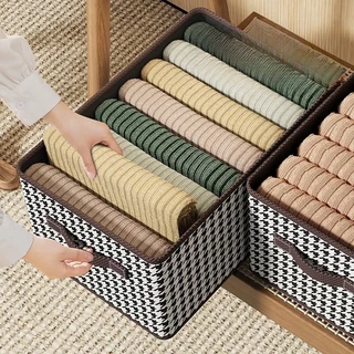 Caixa De Armazenamento De Roupas Arrumados Grade Para Íntimas E Calças -008