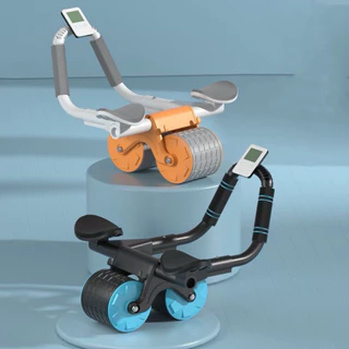 Roda aparelho Abdominal com Eficiência Em Fortalecimento Dupla Suporte - Roda rolo Abdominal Com Suporte Para Cotovelo Antebraço