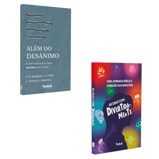 Kit 40 dias com divertidamente + Alem do desanimo
