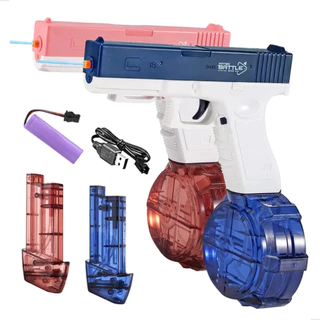 Arminha de água elétrica Pistola Arma Brinquedo Recarregável Glock
