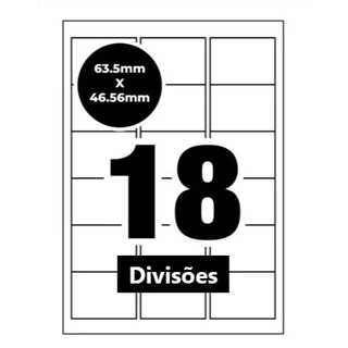 Etiqueta Adesiva 6x4 E-Commerce 18d - 100 Folhas A4