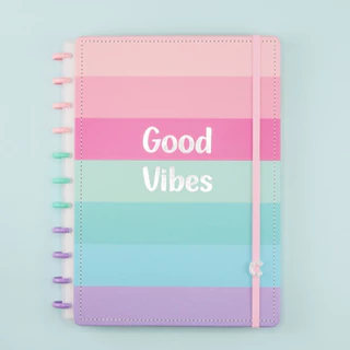 CADERNO INTELIGENTE ORIGINAL BY INDY GOOD VIBES em Oferta na Shopee