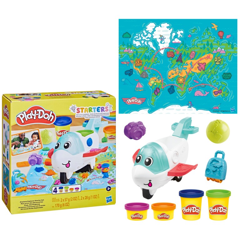 Massinha Play Doh Avião Explorador - Hasbro F8804 | Shopee Brasil
