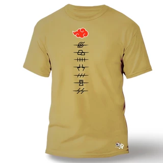 Camiseta Fio 30.1 Premium Akatsuki Naruto Anime Clã Uchiha 100% Algodão
