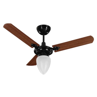 Ventilador de Teto Tron Pera New Lustre 130W Preto Verniz