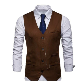 Colete Social masculino marron+cores disponivel Mega promoçao