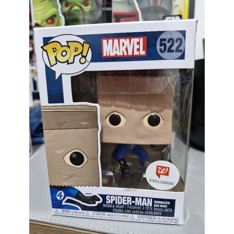 Funko Pop! Spider-Man Bag-Man #522 Exclusivo Original | Shopee Brasil