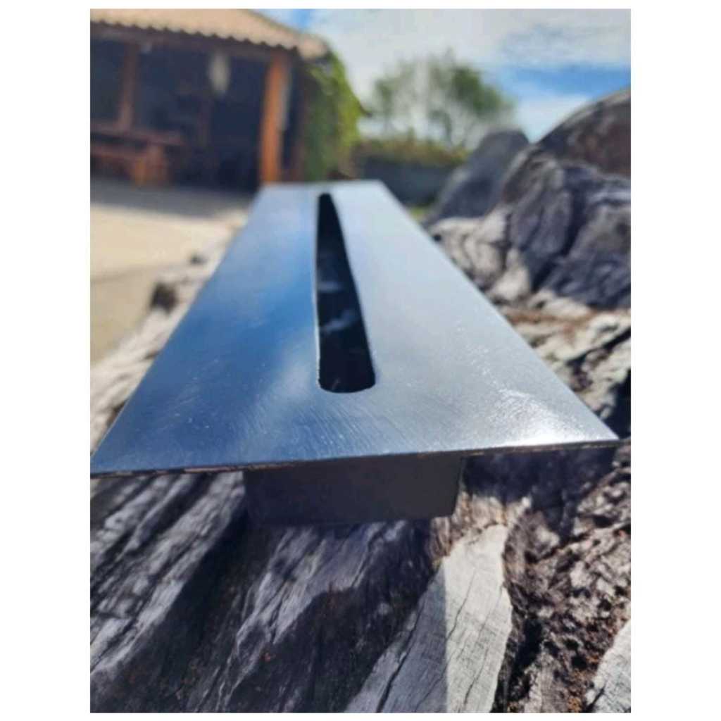 Queimador 40 cm lareira ecológica reforçado tinta alta temperatura chapa grosa!