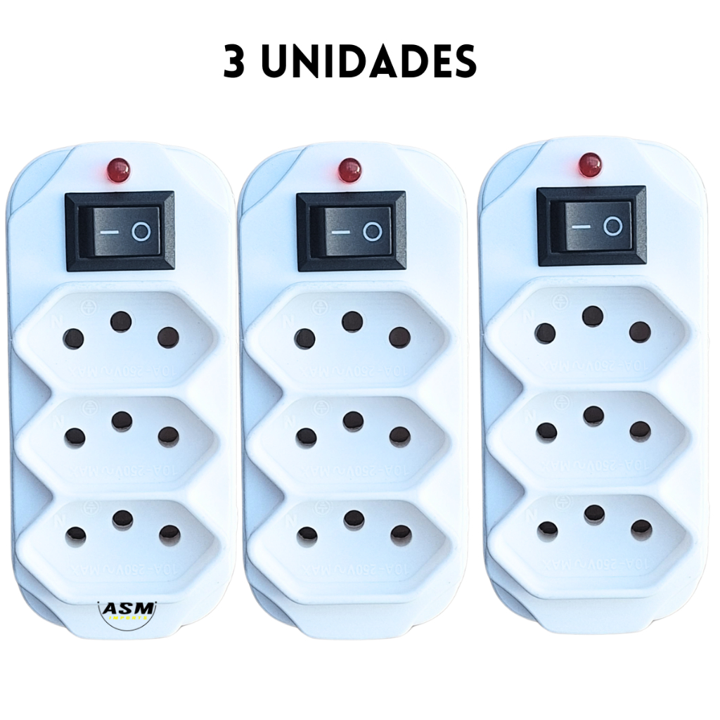 The Benjamin CDセット 5unidades Benjamin adaptador com Interruptor Liga e Desliga/ 3