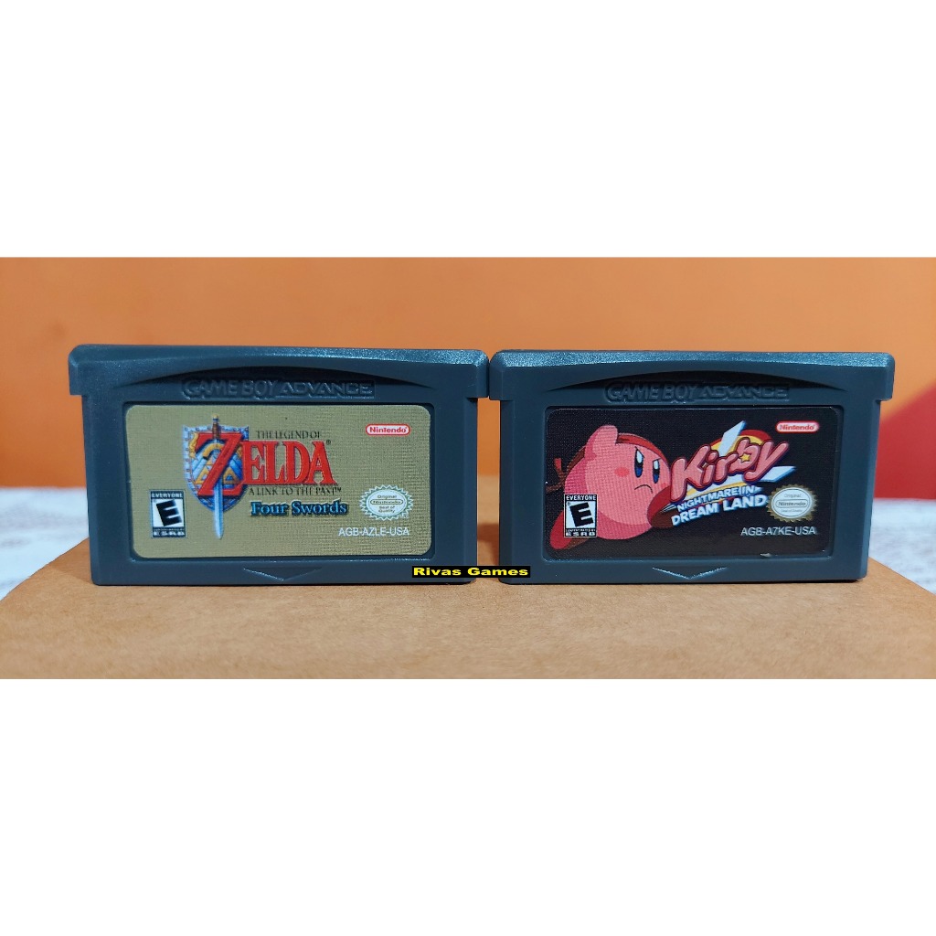 Zelda E Kirby Gba Sp Game Boy Advance Jogos Salvando Leia Tudo E Veja Fotos