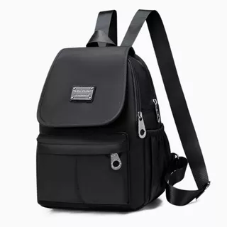 Mochila Feminina Preta Impermeável Antifurto Reforçada Trabalho Viagem Estilosa Espaçosa Lançamento