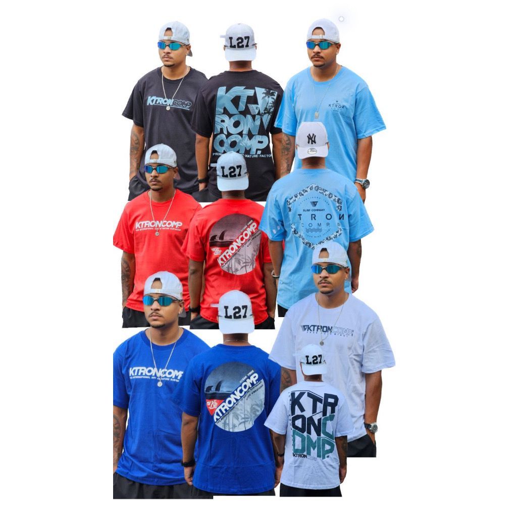 Kit 5 Camisetas Ktron G1 G2 e G3