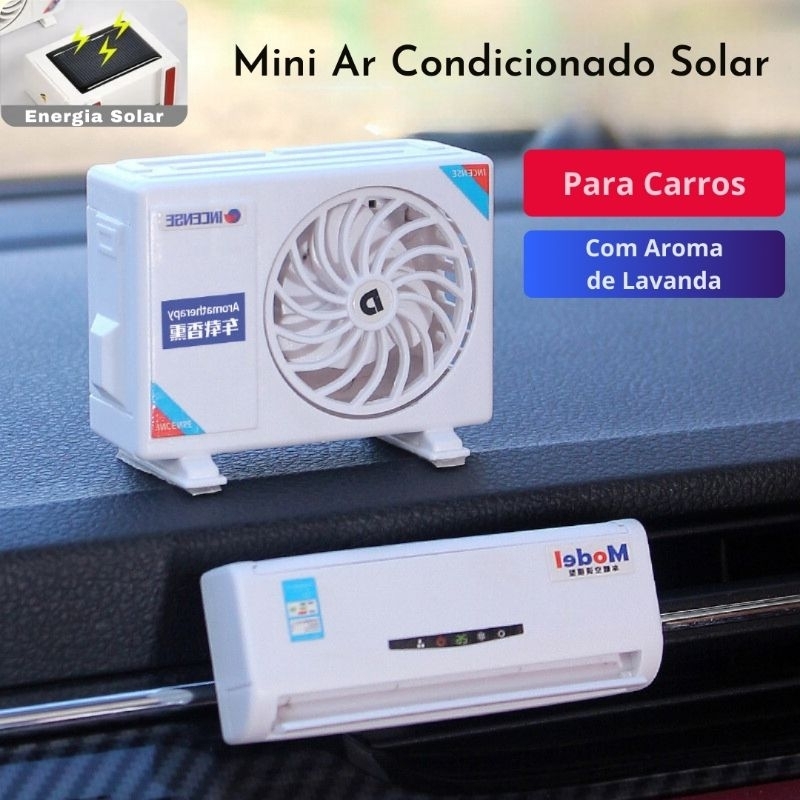 Mini ar condicionado | ar condicionado solar | Shopee Brasil