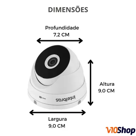 2 Camera Dome Vhd 3130 D Multi Hd 1 Megapixel 720p 30mt Metal