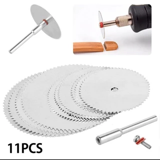 DISCO SERRA CIRCULA INOX KIT 11 PCS MICRO RETIFICA