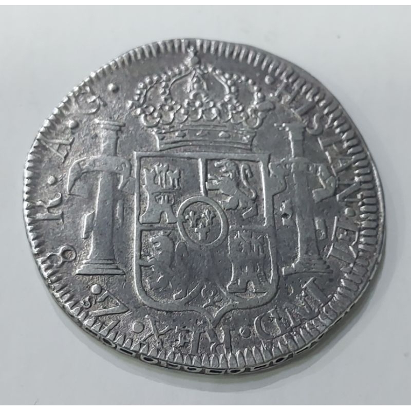 8 REALES 1818 AG ZACATECAS MÉXICO | Shopee Brasil